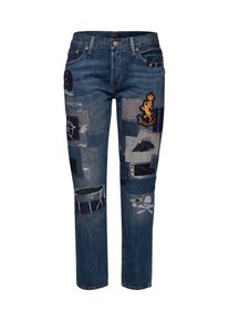 Polo Ralph Lauren, Damen Jeans 'WAVERLY CROP-STRAIGHT-DENIM', Blue Denim