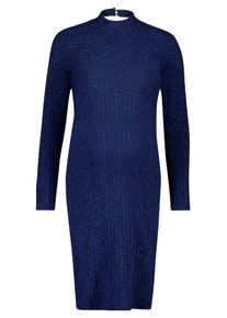 Supermom, Damen Kleid 'turtle neck', Blau