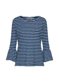 Garcia, Damen Shirt, Marine / Weiß