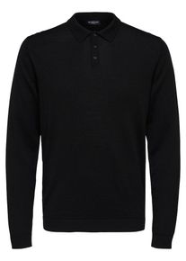 Selected Homme, Herren Poloshirt, Schwarz