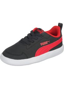 Puma, M&auml;dchen Sneakers 'Courtflex', Rot / Schwarz