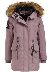 Khujo, Damen Parka 'CRYSTEL', Braun / Pastelllila