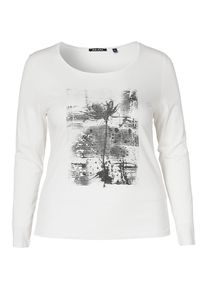 Blue Seven, Damen Langarmshirt, Weiß