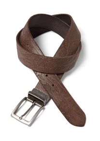 Tom Tailor Denim, Herren Wende-Lederg&uuml;rtel, Braun