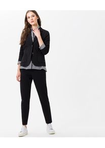 Brax, Damen Bluse 'Victoria', Schwarz / Weiß