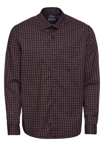 s.Oliver RED LABEL, Herren Hemd, Beere / Dunkellila