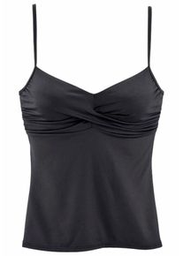 s.Oliver RED LABEL Beachwear, Damen Bügel-Tankini 'Spain', Schwarz