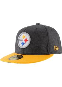 New Era, Herren Cap 'New Era 59Fifty Pittsburgh Steelers', Zitronengelb / Dunkelgrau