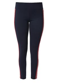 TRIANGLE, Damen Leggings, Kobaltblau / Rot / Weiß