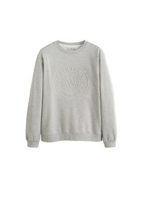 Mango Man, Herren Sweatshirt 'Edwin', Graumeliert