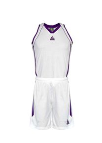 PEAK, Damen Trikot-Set, Dunkellila / Wei&szlig;