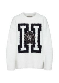 Tommy Hilfiger, Damen Pullover, Schwarz / Wei&szlig;