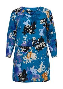 Only Carmakoma, Damen Kleid, Dunkelblau / Mischfarben
