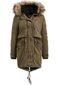 Khujo, Damen Jacke 'Osuma with detachable hood', Khaki
