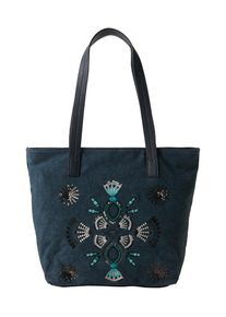Tom Tailor, Damen Shopper 'Nika', Dunkelblau / Mischfarben