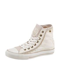 Krüger Dirndl Krüger Madl, Damen Trachtenschuh mit Spitzeneinsatz, Creme