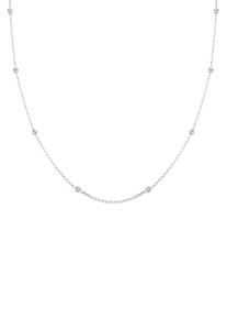 Elli, Damen Halskette 'Kristall', Silber / Weiß