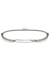 Thomas Sabo, Damen Armband 'Little Secret Classic', Grau / Silber