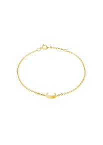 ID fine, Damen Crescent Moon Armband, Gold