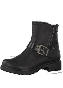 Tamaris, Damen Bikerboots, Schwarz