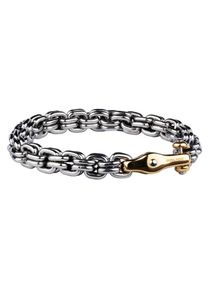 Police, Herren Armband 'Livingstone, PJ26361BSSG.01-L', Gold / Silbergrau