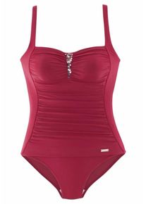 Lascana, Damen Shaping Badeanzug, Rot