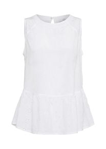 EDC by Esprit, Damen Blusentop, Wei&szlig;