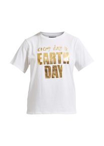 LauRie, Herren T-Shirt, Gold / Weiß