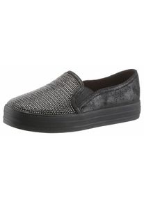 Skechers, Damen Slipper 'Douple Up Shiny Dancer', Schwarz