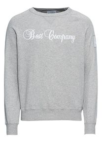 Best Company, Herren Sweatshirt 'CREW NECK RAGLAN FLEECE', Grau