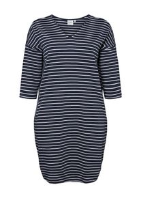 JUNAROSE, Damen Kleid, Navy / Weiß