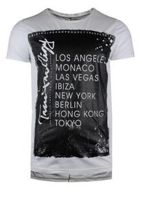 Trueprodigy, Herren T-Shirt 'The Presence', Schwarz / Wei&szlig;