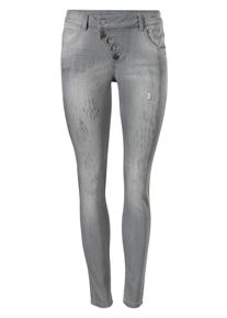 Heine, Damen Skinny-Jeans, Grey Denim