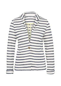 EDC by Esprit, Damen Blazer 'Strp Tery', Navy / Offwhite