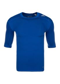 adidas Performance, Herren Trainingsshirt 'TechFit Base', Blau