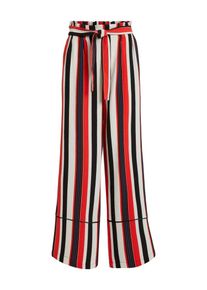 Object, Damen Hose, Blau / Neonrot / Schwarz / Weiß