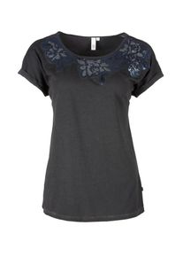 Q/S Designed By, Damen Shirt, Navy / Dunkelgrau