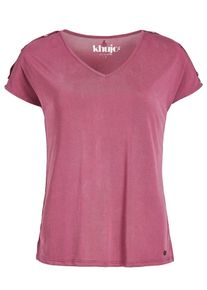 Khujo, Damen T-Shirt 'ESSAU', Pink