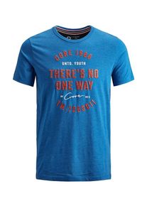Jack & Jones JACK & JONES, Herren T-Shirt, Blau / Rot