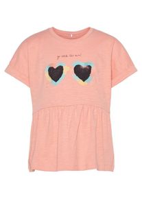 name it, Mädchen T-Shirt, Koralle