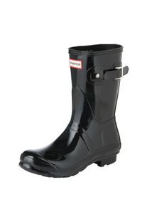 Hunter, Damen Gummistiefel, Schwarz