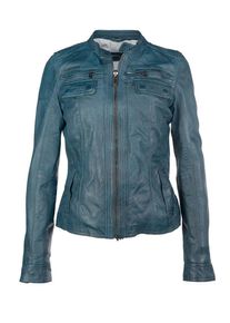 Maze, Damen Lederjacke 'Tahoe', Petrol