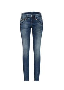 Herrlicher, Damen Jeans 'Pearl Slim Denim Stretch', Blue Denim