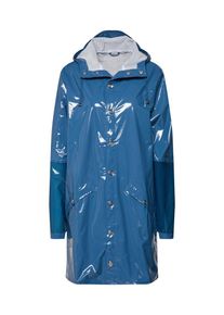 RAINS, Damen Regenjacke 'LTD Long Jacket', Blau