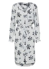 Selected Femme, Damen Kleid, Enzian / Hellblau / Weiß