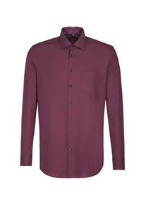 Seidensticker, Herren Hemd, Rotviolett
