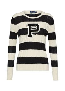 Polo Ralph Lauren, Damen Pullover, Creme / Schwarz