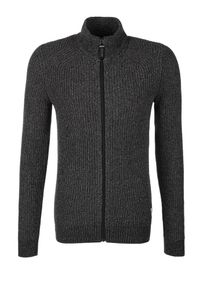 s.Oliver RED LABEL, Herren Strickjacke, Schwarzmeliert