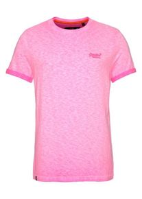 Superdry, Herren Shirt 'Low Roller', Pink
