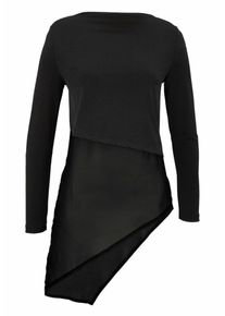 Vivance, Damen Blusenshirt, Schwarz